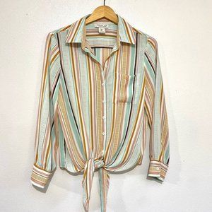 Rachel Zoe Striped Blouse